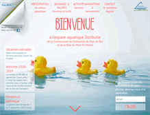 Tablet Screenshot of piscine-dolibulle.com